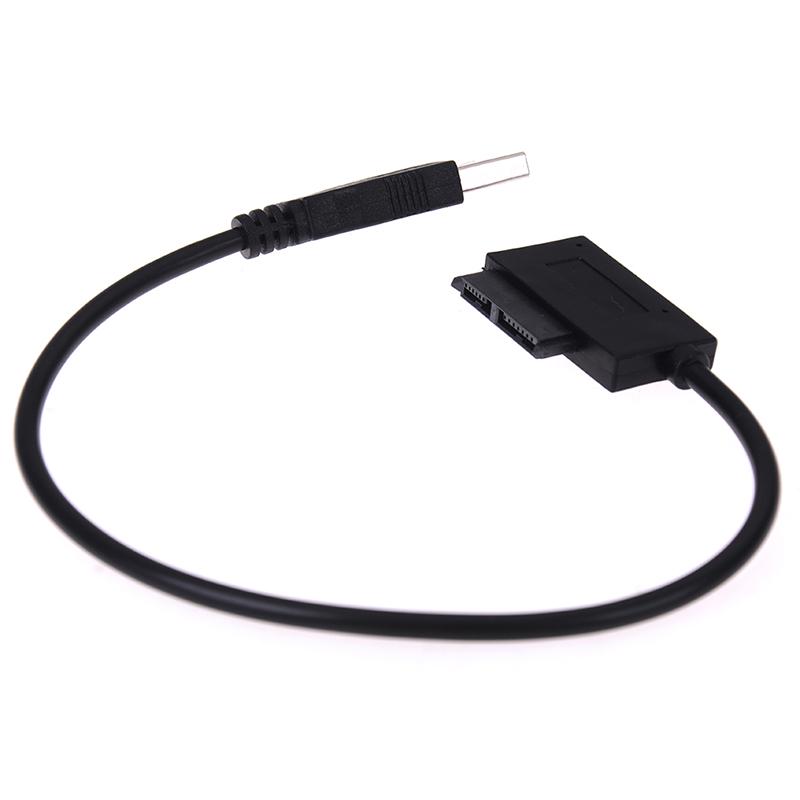 Usb To 7+6 13Pin Slim Sata/Ide Cd Dvd Rom Optical Drive Cable Adapter