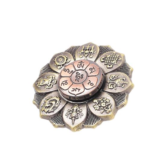 1/2 шт. Медитация Будда Лотос Спиннер Игрушка Снятие Стресса Тревоги Подростки Взрослые Гироскоп для Кончиков Пальцев Портативная Дорожная Сенсорная Вращающаяся Игрушка