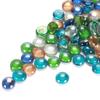 Round Gift Marbles Flat Stone Mixed Color Accessories Craft Fish Tank Beads Glass Stones Aquarium