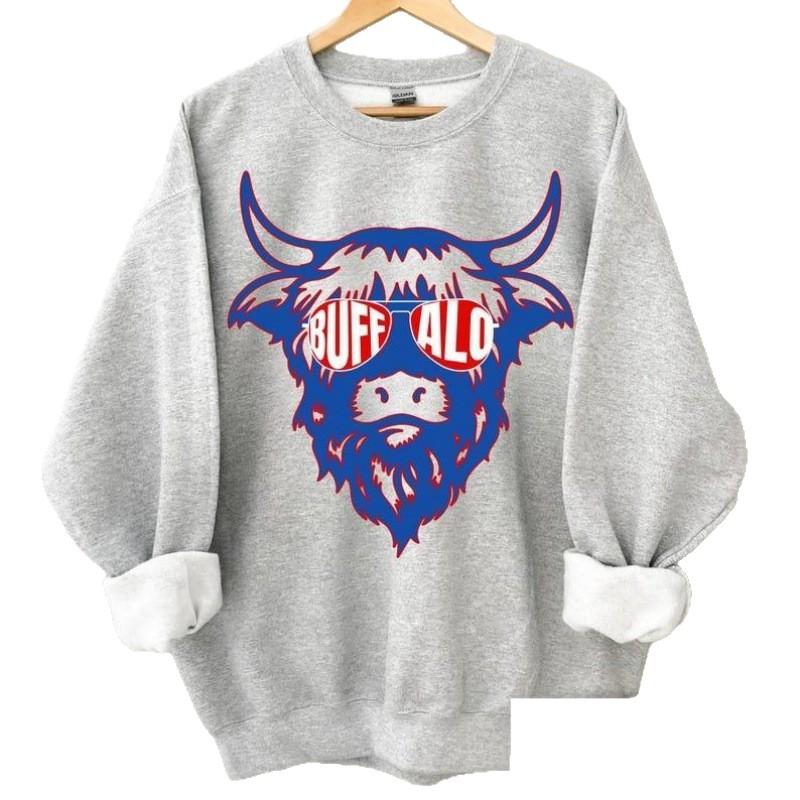 Свитшот Buffalo Football с круглым вырезом Buffalo