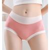 Трусики с высокой талией для женщин, дышащие трусы пуш-ап из чистого хлопка, удобное нижнее белье больших размеров