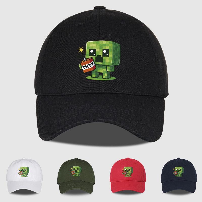 1 Creeper Pattern Baseball Cap Unisex HipHop Cap lightweight and formfitting perfect for travel and casual wear yearround