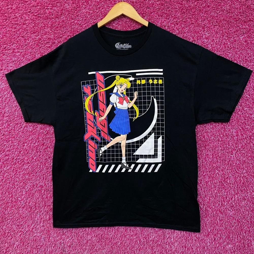 Sailor Moon Усаги Цукино Двусторонняя Аниме Футболка XL Унисекс Футболка