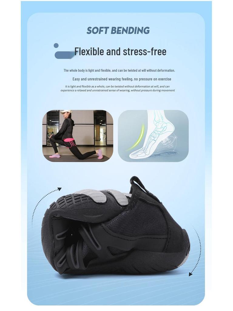 Cross-Border Outdoor Five-Finger Shoes: Perfect for Couples' Beach, Swimming, Hiking, and Fitness Adventures.