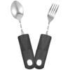 Сгибаемая вилка и ложка Удобный набор столовых приборов Aldult Outdoor Adaptive Utensils Нержавеющая сталь Многоцелевой