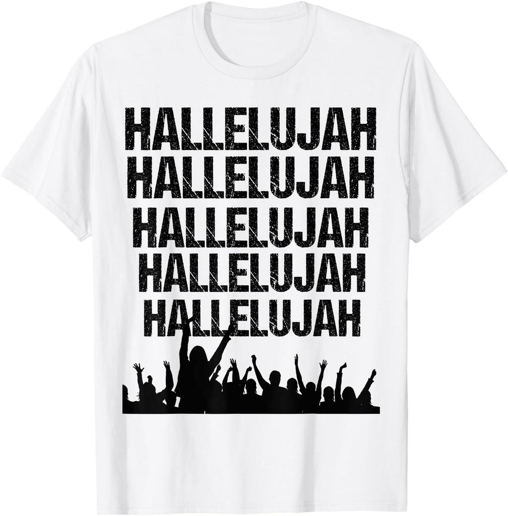Hallelujah Inspirational Praise And Worship Christian Gift T-Shirt