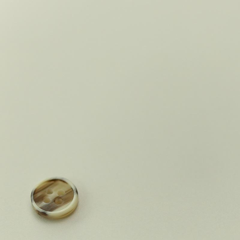 Four-Eye Resin Thin-Edge Buttons, White Coffee Shirt Buttons, Summer Clothing Buttons, Knitted Cardigan Sleeve Collar Buttons