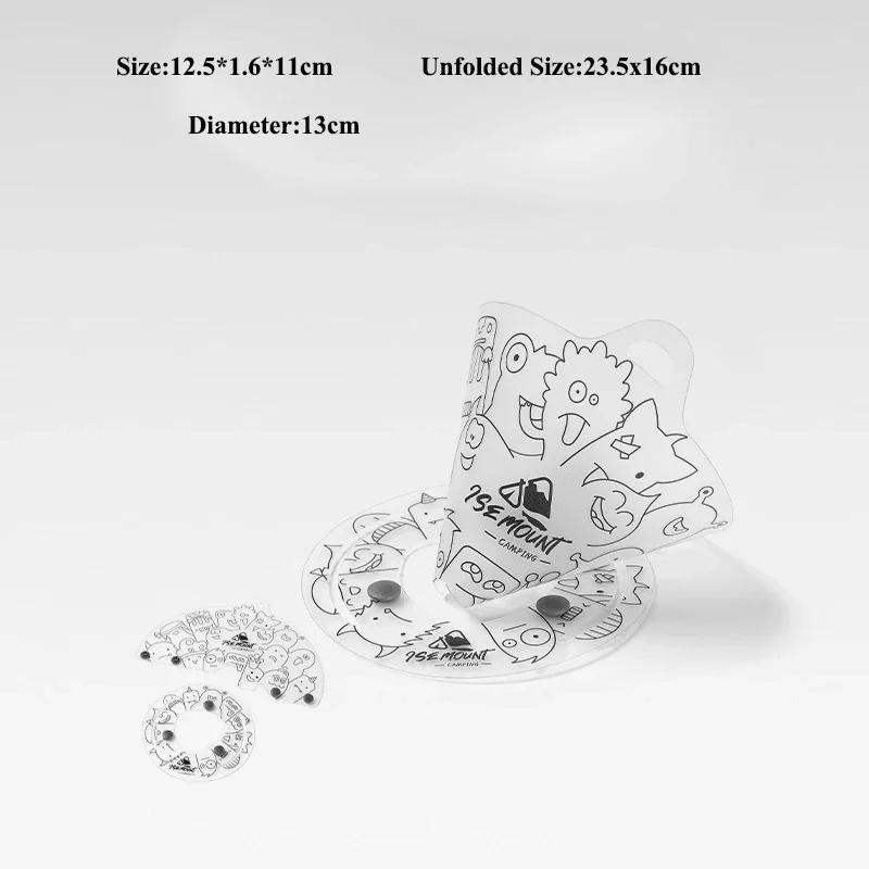 Outdoor Camping Bowl Folding Bowl Portable Durable Camping Tableware Collapsible Bowl Plate Set Bpa Free Heat-resistant