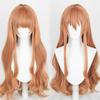 Парик для косплея Aisaka Taiga, аниме, оранжевый, розовый, кудрявый, длинный, термостойкий, синтетический, волосы Taiga Aisaka, парики для Хэллоуина в стиле аниме + шапочка для парика