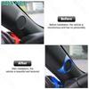 Front A Pillar Horn Frame Cover Trim 2PCS For Ford Mustang 2015- Bright Blue