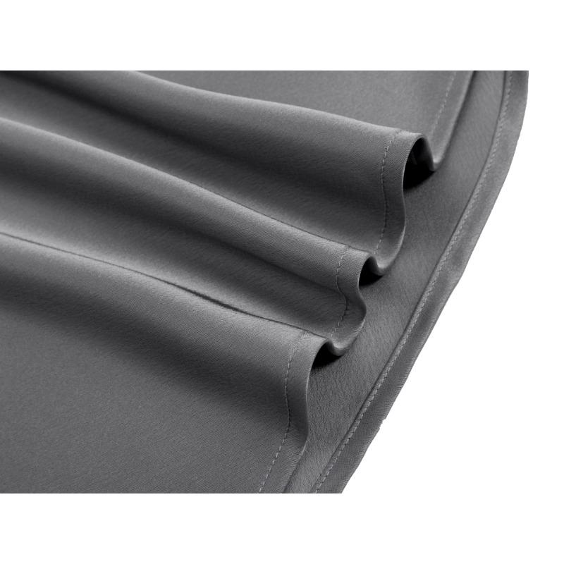 Satin High Waist Drawstring Tie Solid Color Halter Skirt