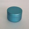 12Pcs Round Candle Tea Jars With Lid Aluminum Travel Tin Candle Storage Container Tea Cans Box Empty Cream Cosmetic Container