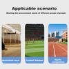 Football Corner Flag Set Training Match Sports Flagpole Kit Weather-Resistant Artificial Turf Corner Marker for Games Practice