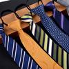 Wind Dress Jacquard Polyester Zipper Tie Men'S Business Occupation Easy To Pull Lazy Tie