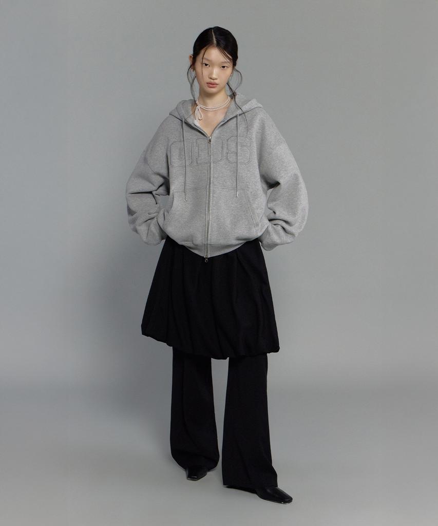 Odes Balloon Two-Way Skirt (Black)