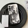 Китайский пейзаж Чехол для телефона Черный Силиконовый Мягкий Для Samsung Galaxy A73,A72,A71,A70,A53,A52,A51
