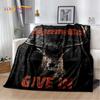 3D German J-Jaegermeister Elk Soft Flannel Blanket for Beds Bedroom Sofa Picnic,Throw Blanket for Cover Outdoors Leisure Gift