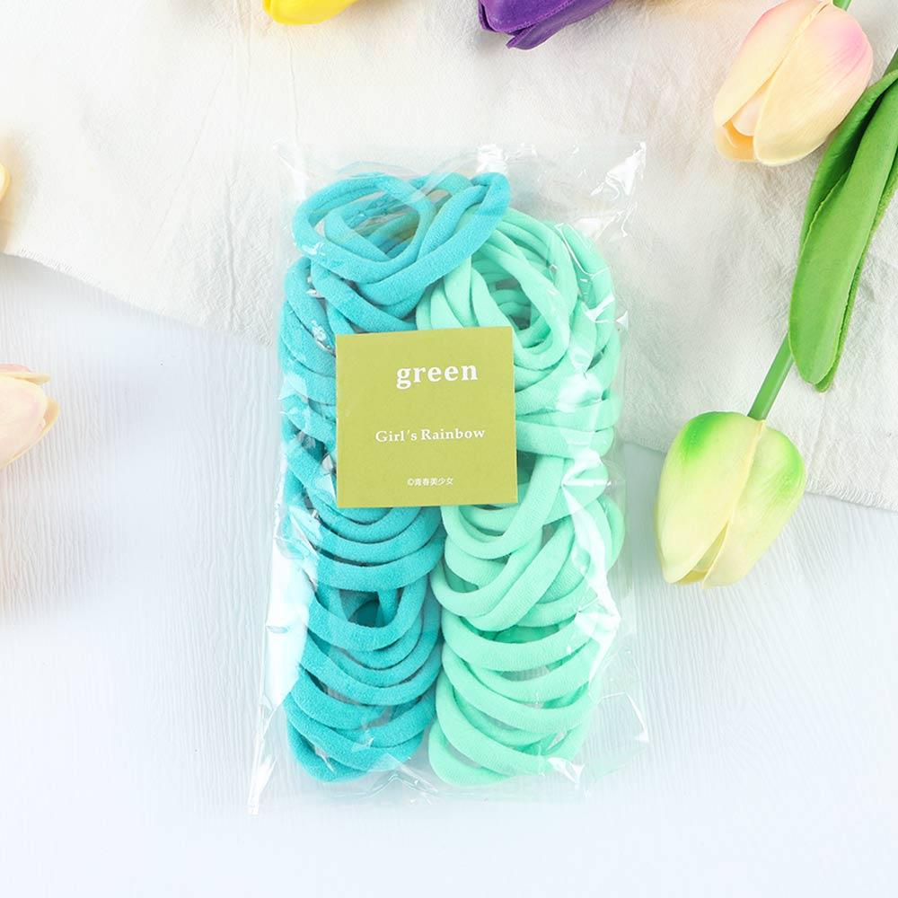 Женская резинка для волос пастельных цветов, эластичная, аксессуары для волос, корейский стиль, веревка для волос