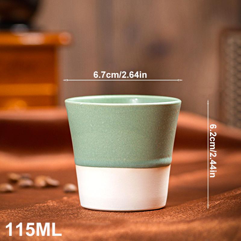 1 шт. чашка для чая, ручная керамическая кружка для эспрессо, кружка для послеобеденного чая, японская кофейная кружка ручной работы 115 мл/170 мл/270 мл
