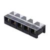 1pcs Terminal Strip 100A 600V TC Fixed Type PC Red Copper Dual Row Screw Terminal Block for Distribution Systems