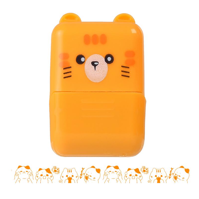 Милые животные Мультяшный персонаж Штамп-ролик DIY Креативная печать Граффити Блокнот Декорация-ролик Канцелярские товары Принадлежности для журнала