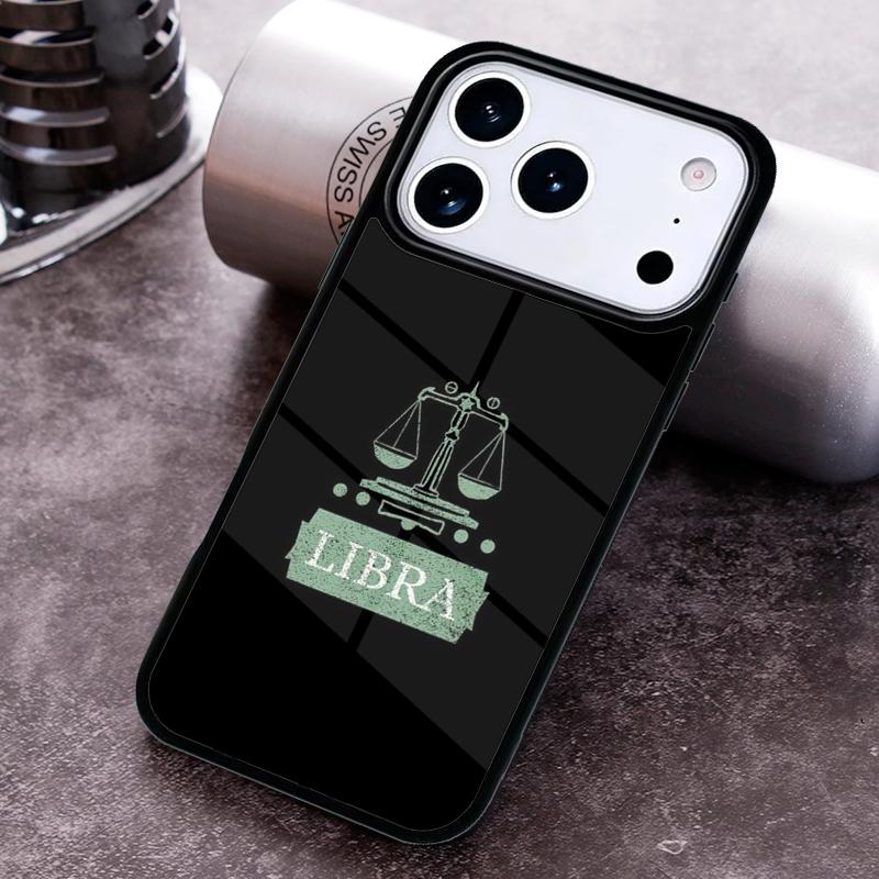 Чехол для телефона со знаком Зодиака Весы Баланс для iPhone 17,16e,15,14,13,12,11,Mini,Pro,MAX мягкий силиконовый чехол
