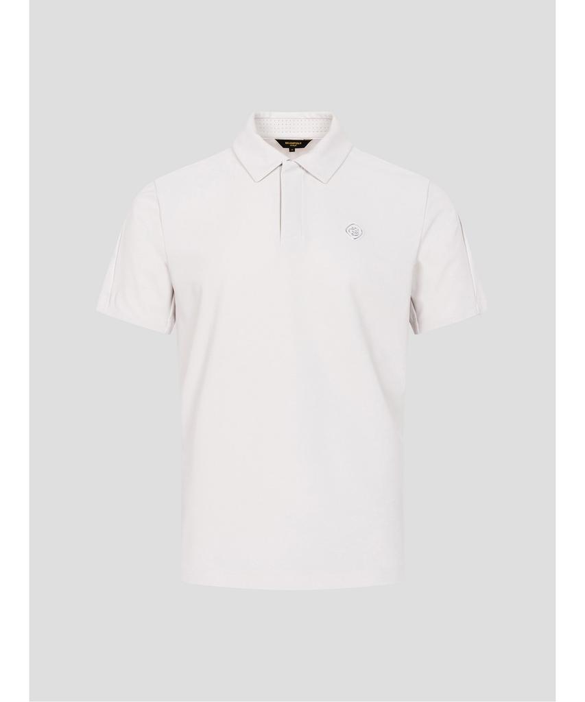BEANPOLE GOLF [B_Under] Мужская футболка с коротким рукавом и воротником, 3D-узор - Светло-серый