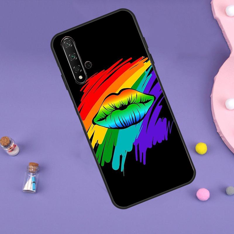 Чехол Gay Lesbian LGBT Rainbow Pride для Huawei Nova 10 9 SE 11 Pro 11i 8i 7i 3i Y60 Y61 Y70 Y90 Y91 P20 P40 P30 Lite
