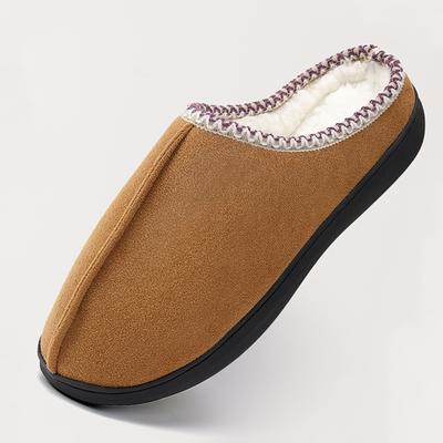 Тапочки Asgard из плюша и хлопка для мужчин, зимние, теплые, нескользящие, для дома, женские, мягкие, с эффектом памяти, пушистые, для спальни