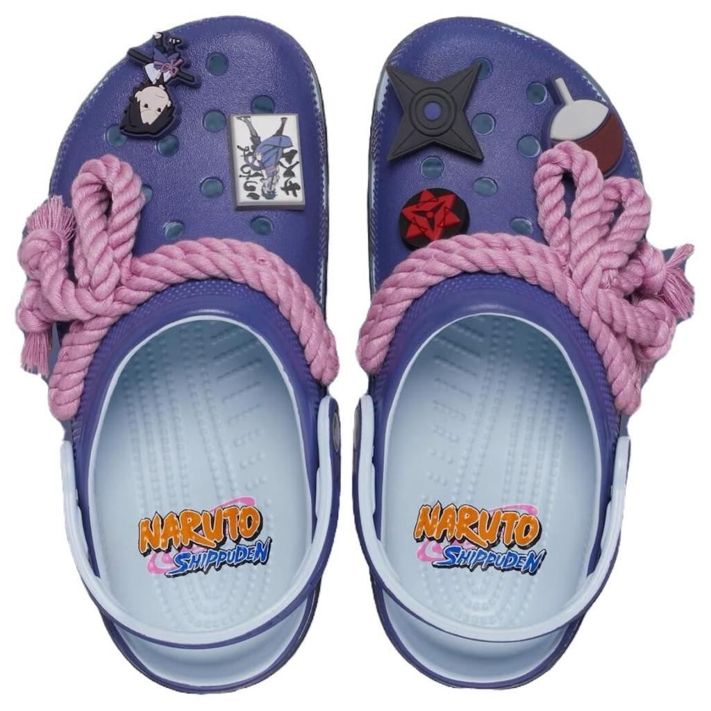 Naruto Shippuden X Crocs Classic Clog Sasuke Unisex Sneakers Purple 209884-4JQ
