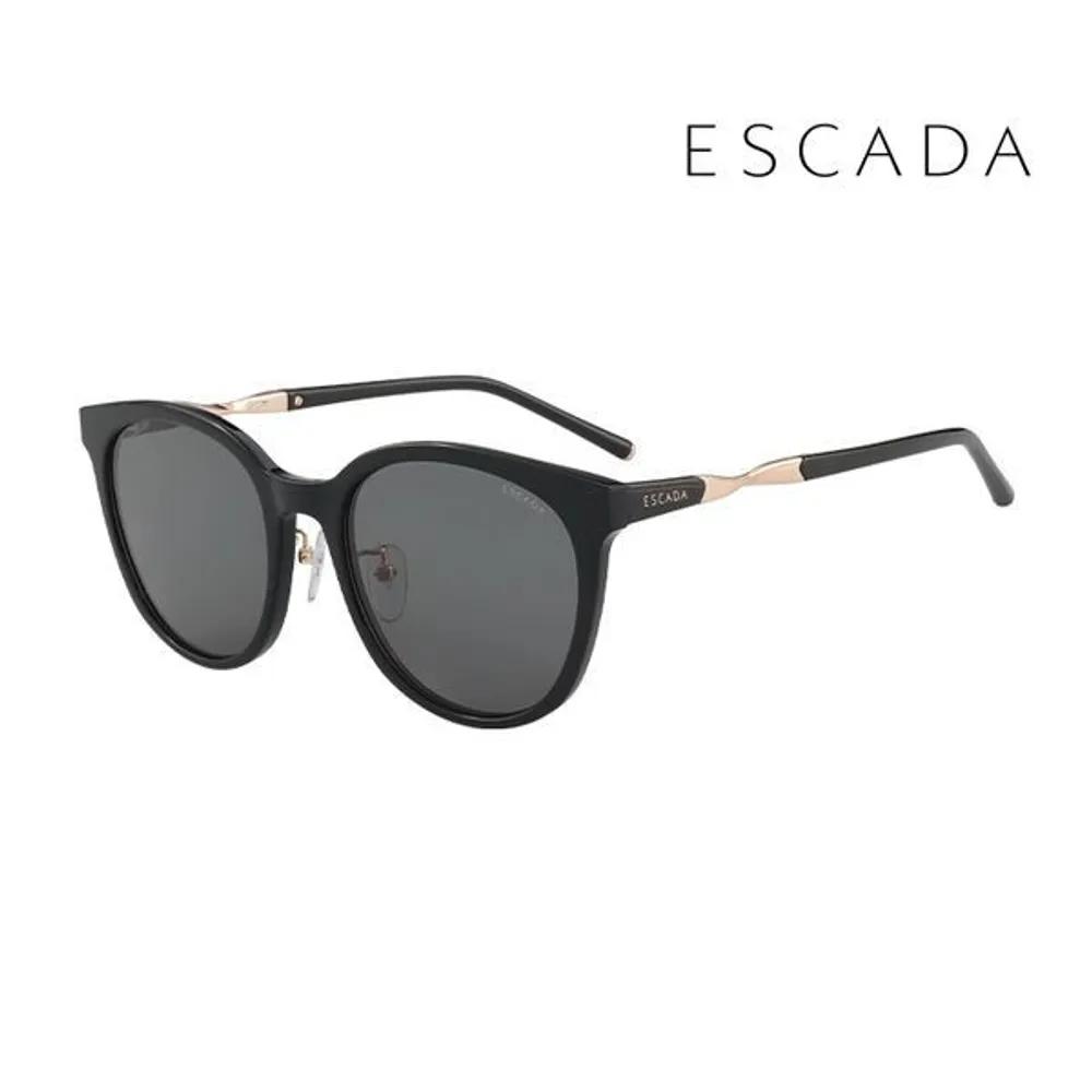 Escada Sunglasses SES E14G 0700 Round Horn-rimmed UV Protection Women's