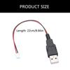 Кабель USB Male to XH2.54 2P Terminal Cable 2Core Power Supply Cable для передачи питания и сигнала в проектах DIY