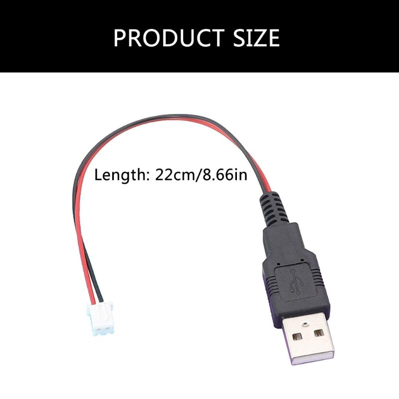Кабель USB Male to XH2.54 2P Terminal Cable 2Core Power Supply Cable для передачи питания и сигнала в проектах DIY