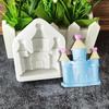 Yousheng Fondant Mold Уникальная форма из термостойкого силикона без BPA, форма для торта в форме замка принцессы, кухонные принадлежности