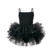Girls' Sling Ballet Dress Fluffy Skirt Kids Dance Costume