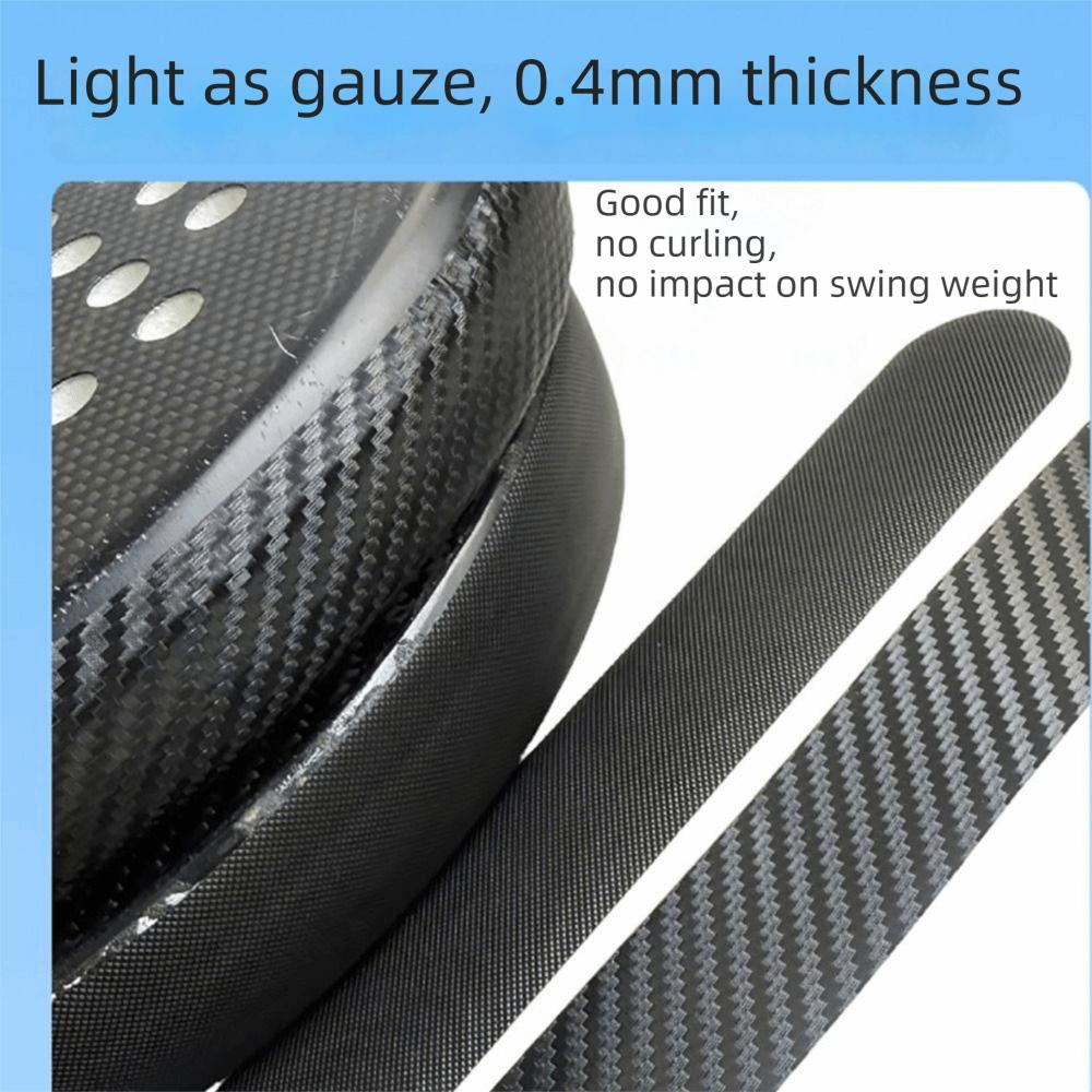 TPU Tennis Racket Protection Tape 37cm*3.5cm Frame Protective Sticker for Cricket Racket