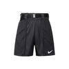Спортивная одежда Swoosh Woven Belt Buckle Casual Sports Shorts Women shorts Black CJ3808-010