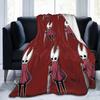 Hollow Knight Hornet Blankets Flannel Sofa Throw Blanket Warm for Couch Bedding Office Throws Bedspread Quilt