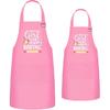 R HORSE 2Pcs Adults Kids Matching Apron Set Mommy and Me Adjustable Kitchen Apron with 2 Pockets Parent and Child Matching Gift for Mother's Day