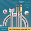 Explosion-Proof 304 Stainless Steel Braided Hose for Water Heaters and Basin Faucets