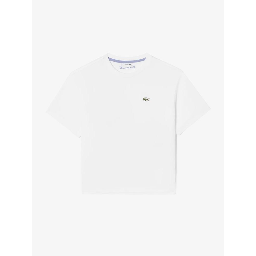 Lacoste Женская футболка свободного покроя с коротким рукавом Tf836e 54g 001 q2nTf836e 54g001