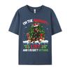 T Shirt For  Rottweiler Christmas On The Naughty List T-shirt Cotton Tops Tshirts O-neck  Clothing Plus Size