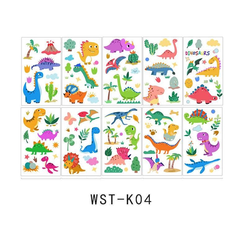 Мультяшный водонепроницаемый детский набор наручных часов INS Tattoo Sticker Little Fresh 10 шт. набор наклеек игрушка милое лицо ручной работы