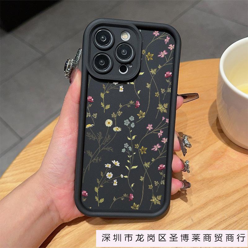 Цветочная линия для чехла мобильного телефона iPhone 11/12/13/14/15 Apple 16promax полноразмерный X/XS