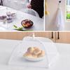 Yousheng Mesh Food Covers Large White Nylon Pop-Up Tent Umbrella Collapsible Reusable Serving Dish Covers for Outdoor Camping Picnics BBQ