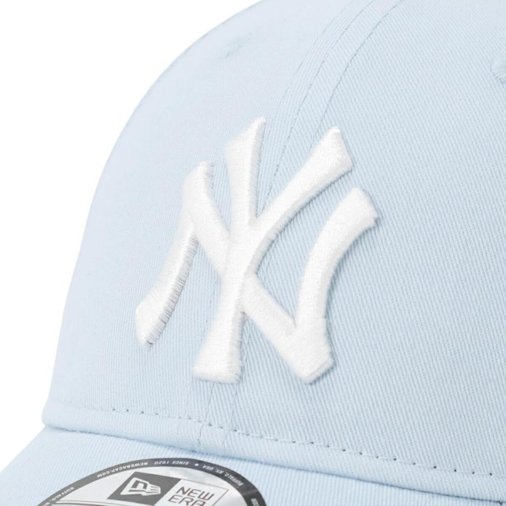 Newera newera кепка 9FORTY тканевый ремешок 14659856 NER32C6054 MLB New York Yankees NY нежно-голубой светло-голубой БЕСПЛАТНО ONSPOTZ изготовленная на заказ кепка Kyu Forty