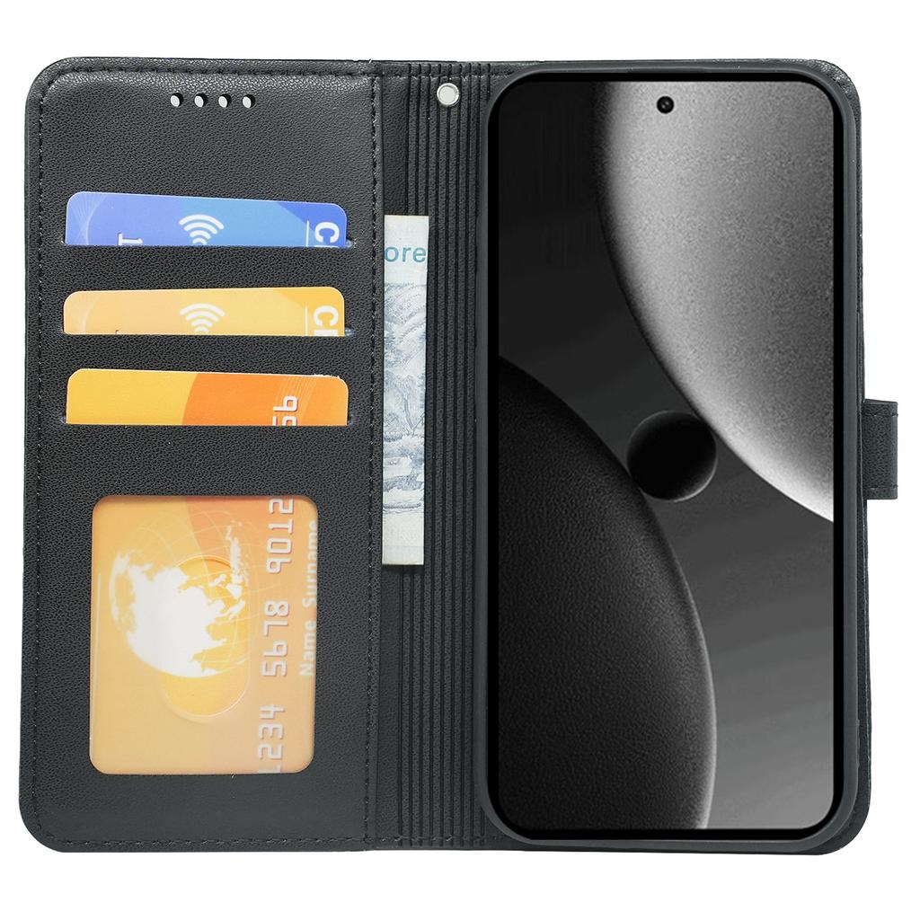 For Xiaomi 15 Ultra Wallet Case Magnetic Snap Leather Phone Cover with Strap