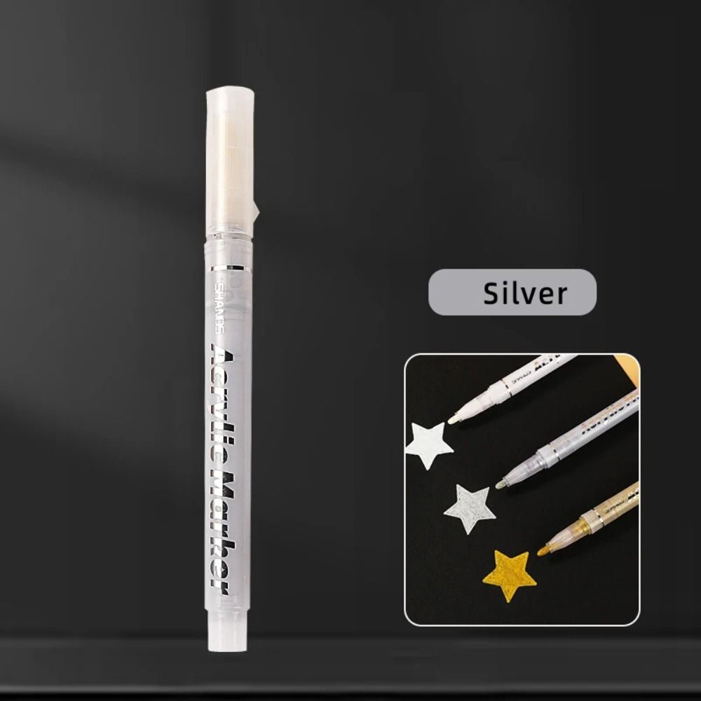 Акриловая краска-маркер с высоким блеском, водостойкие чернила, маркер-хайлайтер, новые ручки для рисования и граффити