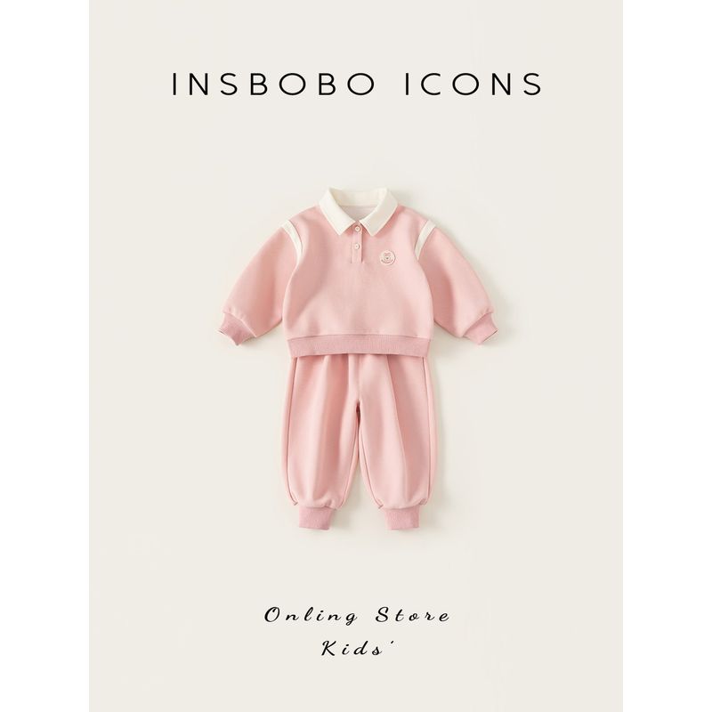 Insbobo Girls' Summer Clothing 2026 New Stylish Summer Outfit for Baby Girls, Very Beautiful Children's Clothing