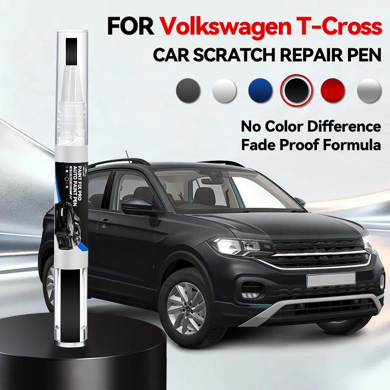 Ремонтный маркер для краски автомобиля для Volkswagen T-Cross 2018-2025 Аксессуары для ремонта царапин на краске Оранжевый Зеленый Белый Серебристый Синий Серый Золотой